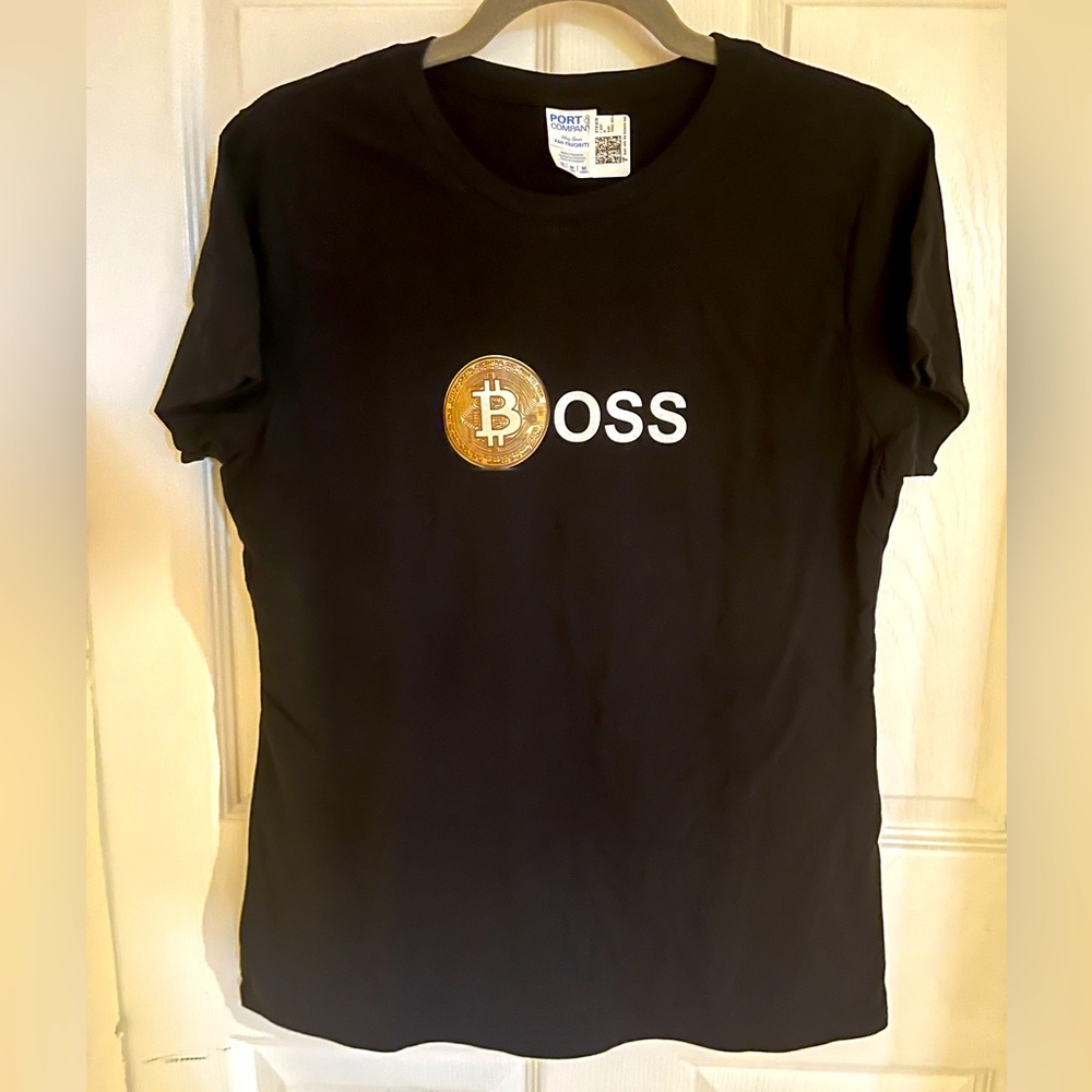 Women’s Boss Bitcoin T-Shirt